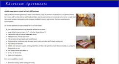 Desktop Screenshot of khartoumapartments.com