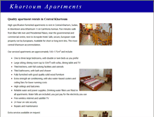 Tablet Screenshot of khartoumapartments.com